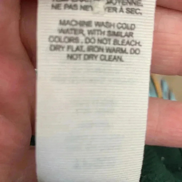 Garage Forest Green Button Down Ribbed Top,  Size XS - Picture 5 of 5